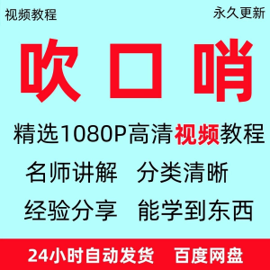 吹口哨视频教程全套从入门到精通方法技巧培训学习在线课程全套-鑫杰虚拟电商货源网-虚拟货源产品网站