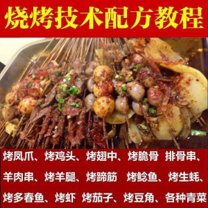 正宗全国烧烤技术配方全套视频教程配料技巧制作培训教学资料大全-鑫杰虚拟电商货源网-虚拟货源产品网站